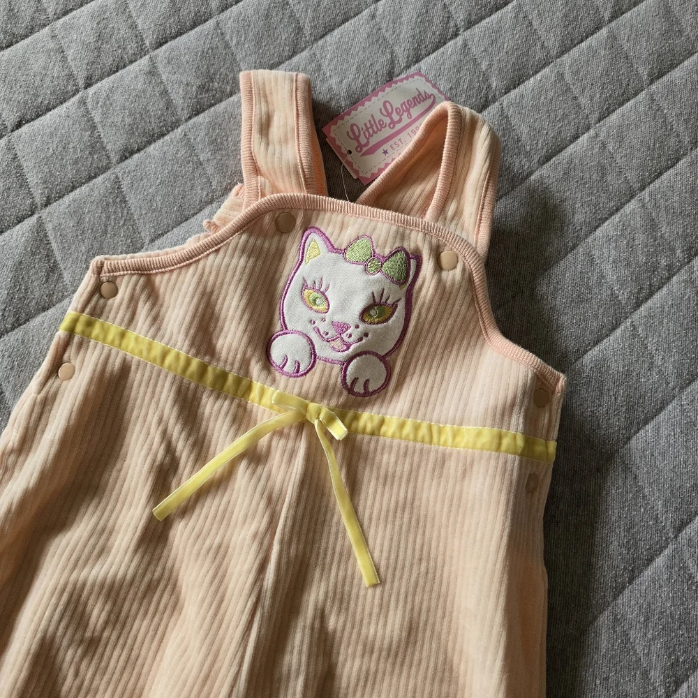 Vintage Little Legends Overall Romper Size‎ 24 month NWT